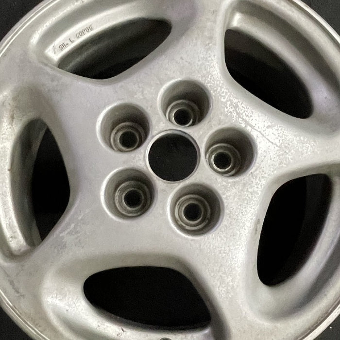 16" 300ZX 90 16x7.5 alloy 44.7mm ornament L. Original OEM Wheel Rim