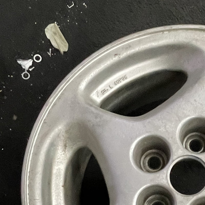 16" 300ZX 90 16x7.5 alloy 44.7mm ornament L. Original OEM Wheel Rim