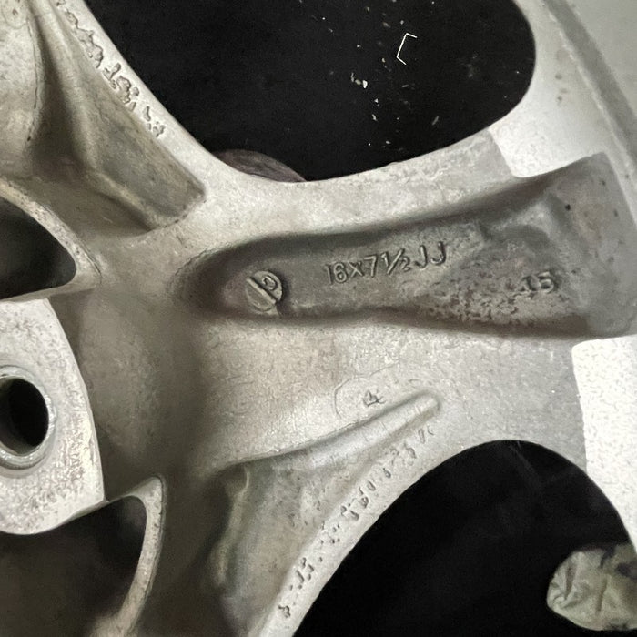 16" 300ZX 90 16x7.5 alloy 44.7mm ornament L. Original OEM Wheel Rim