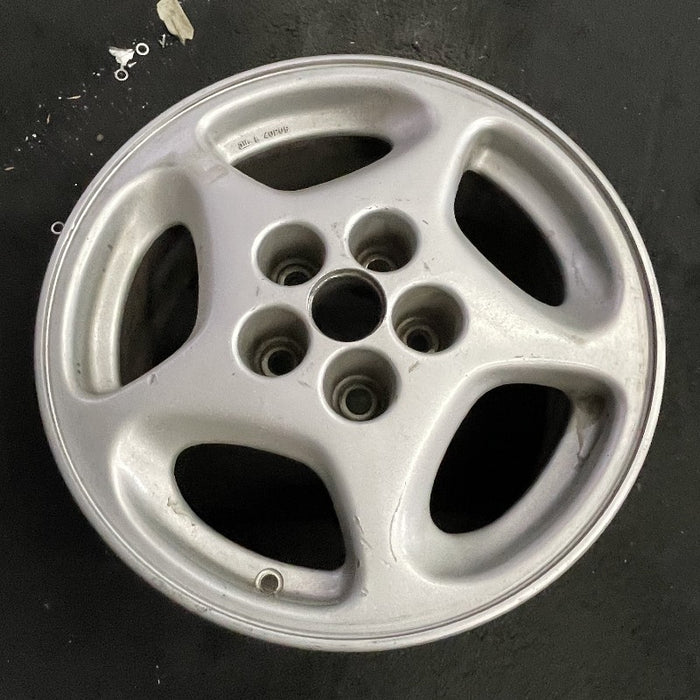 16" 300ZX 90 16x7.5 alloy 44.7mm ornament L. Original OEM Wheel Rim