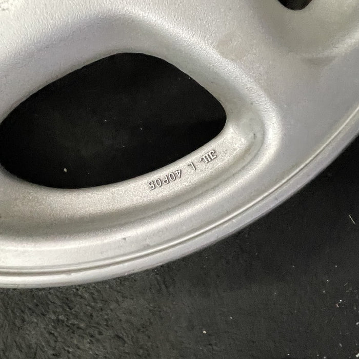 16" 300ZX 90 16x7.5 alloy 44.7mm ornament L. Original OEM Wheel Rim