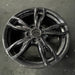 18" BMW 230i 17 18x7.5, 5 double spoke, lugs outside spoke, dark gray finish - Close-Up Detail