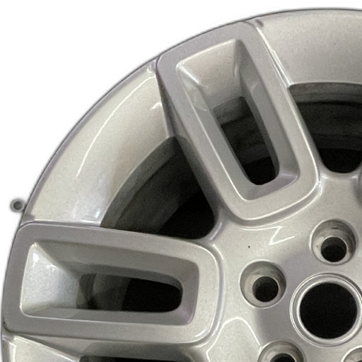 19" DEFENDER 20-22 19x8 6 spoke straight spoke silver Original OEM Wheel Rim - Angle View