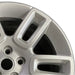 19" DEFENDER 20-22 19x8 6 spoke straight spoke silver Original OEM Wheel Rim - Side Profile