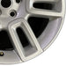 19" DEFENDER 20-22 19x8 6 spoke straight spoke silver Original OEM Wheel Rim - Close-Up Detail