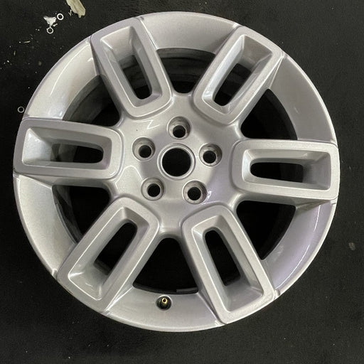 19" DEFENDER 20-22 19x8 6 spoke straight spoke silver Original OEM Wheel Rim - Front View