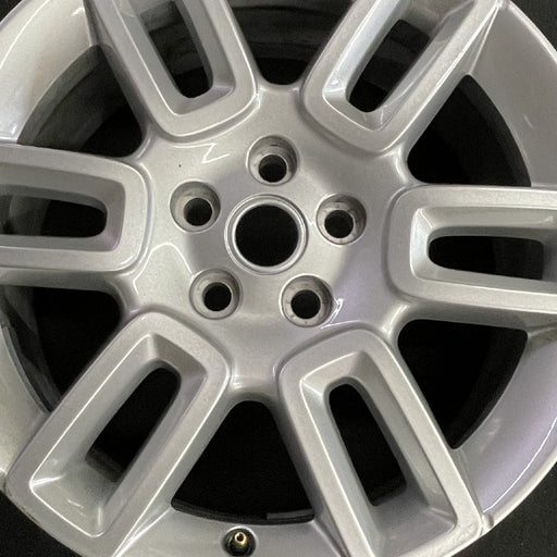 19" DEFENDER 20-22 19x8 6 spoke straight spoke silver Original OEM Wheel Rim - Angle View