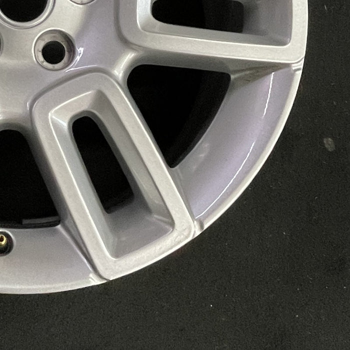 19" DEFENDER 20-22 19x8 6 spoke straight spoke silver Original OEM Wheel Rim - Back View