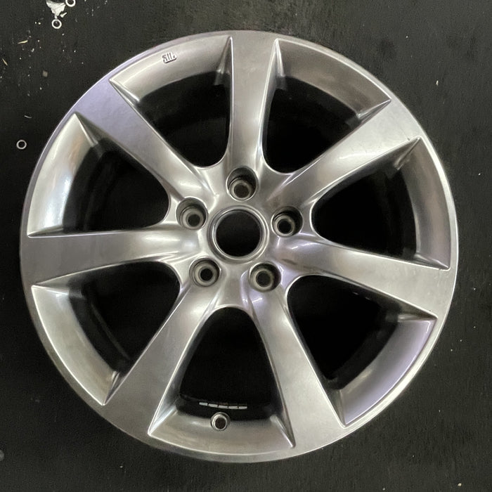 17" INFINITI G35 05-06 17x7 , 7 spoke Original OEM Wheel Rim - Angle View