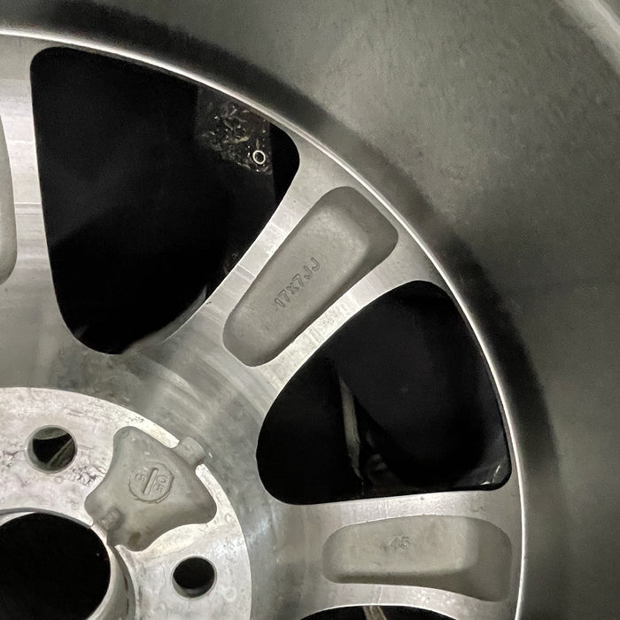 17" INFINITI G35 05-06 17x7 , 7 spoke Original OEM Wheel Rim - Back View