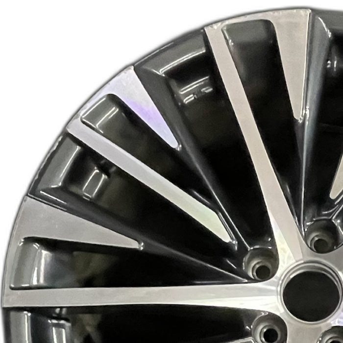 21" LEXUS RX350 23-25 21x8 20 spoke machined black Original OEM Wheel Rim