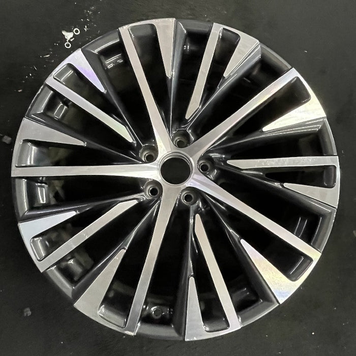 21" LEXUS RX350 23-25 21x8 20 spoke machined black Original OEM Wheel Rim