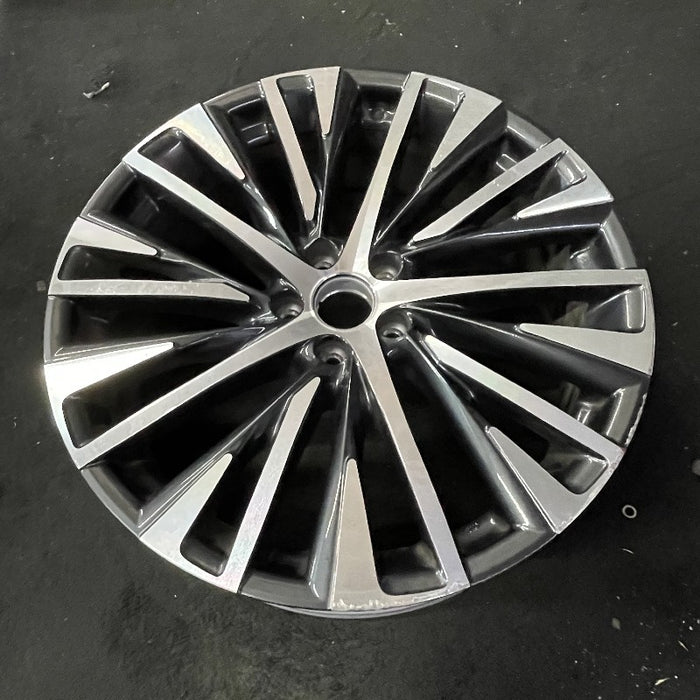 21" LEXUS RX350 23-25 21x8 20 spoke machined black Original OEM Wheel Rim