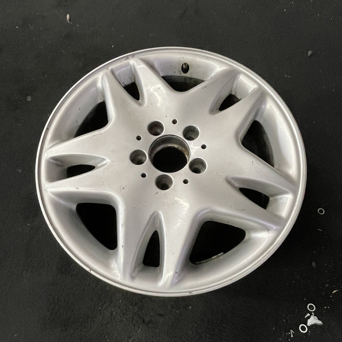 17" MERCEDES CL-CLASS 00 215 Type; , Original OEM Wheel Rim - Close-Up Detail