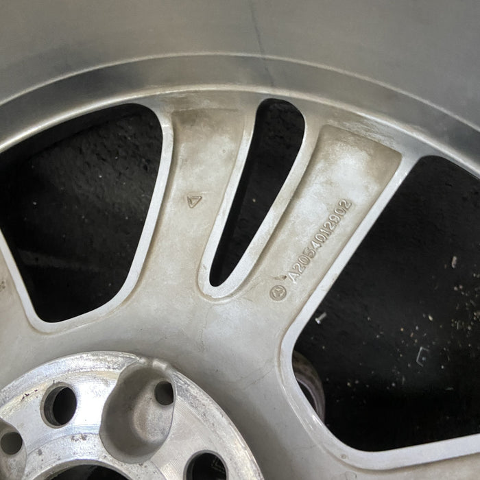 18" MERCEDES C-CLASS 15 205 Type; , C300, 18x8.5 Original OEM Wheel Rim - Additional View
