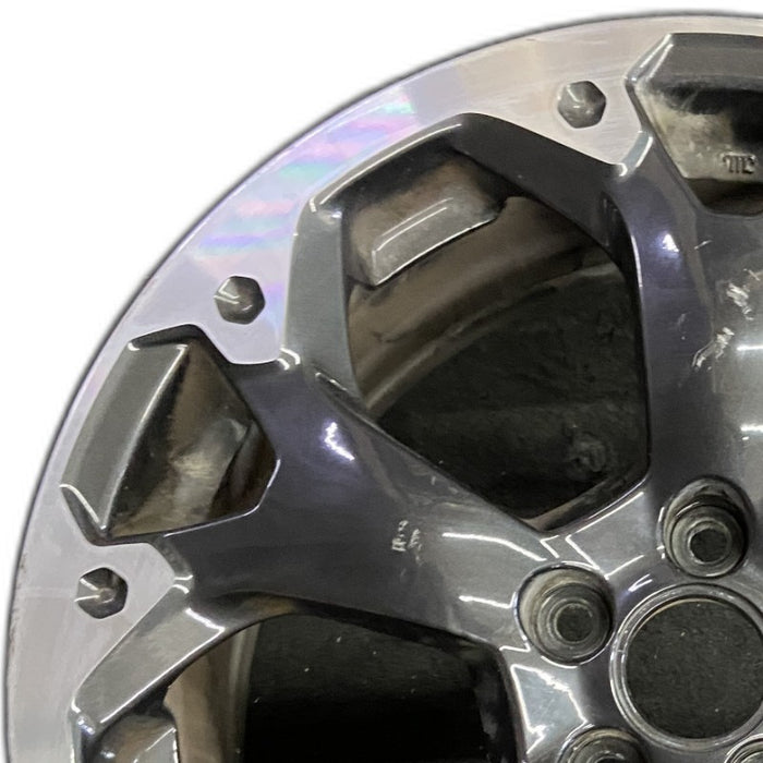 17" XV CROSSTREK 21 17x7 alloy machined face dark gray pockets outer machined Original OEM Wheel Rim