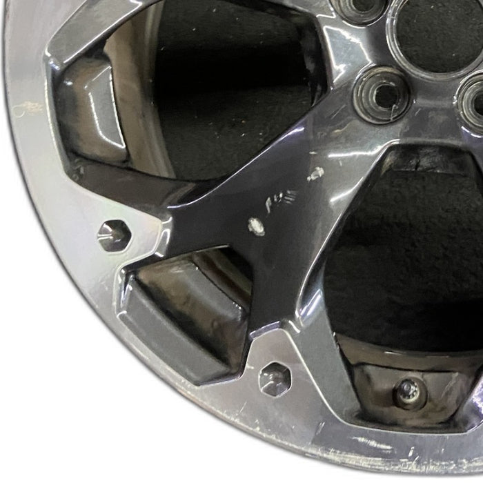 17" XV CROSSTREK 21 17x7 alloy machined face dark gray pockets outer machined Original OEM Wheel Rim