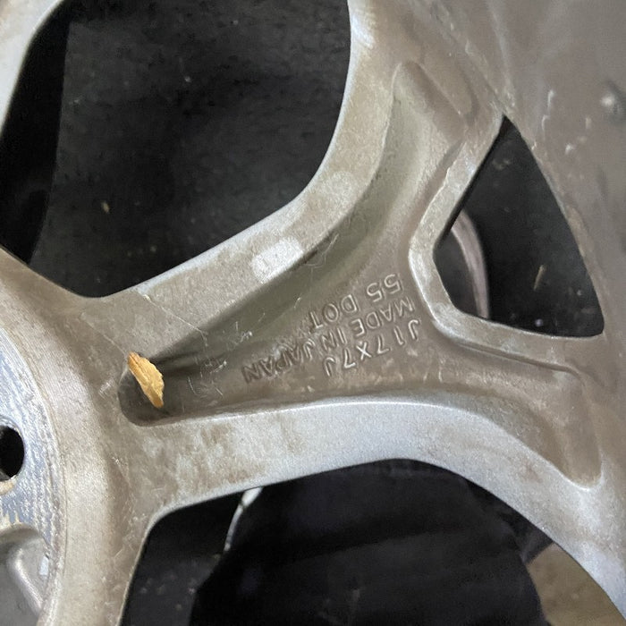 17" XV CROSSTREK 21 17x7 alloy machined face dark gray pockets outer machined Original OEM Wheel Rim