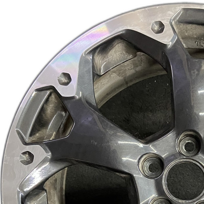 17" XV CROSSTREK 21 17x7 alloy machined face dark gray pockets outer machined Original OEM Wheel Rim