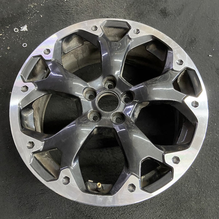 17" XV CROSSTREK 21 17x7 alloy machined face dark gray pockets outer machined Original OEM Wheel Rim