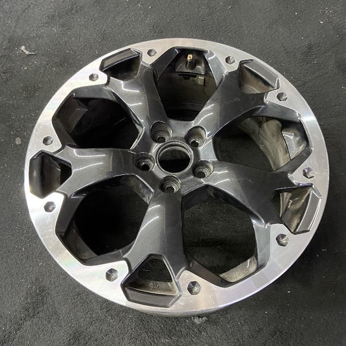 17" XV CROSSTREK 21 17x7 alloy machined face dark gray pockets outer machined Original OEM Wheel Rim