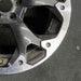 17" XV CROSSTREK 21 17x7 alloy machined face dark gray pockets outer machined - Back View