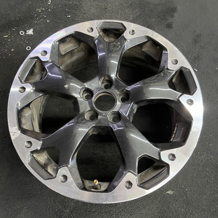 17" XV CROSSTREK 21 17x7 alloy machined face dark gray pockets outer machined - View 7