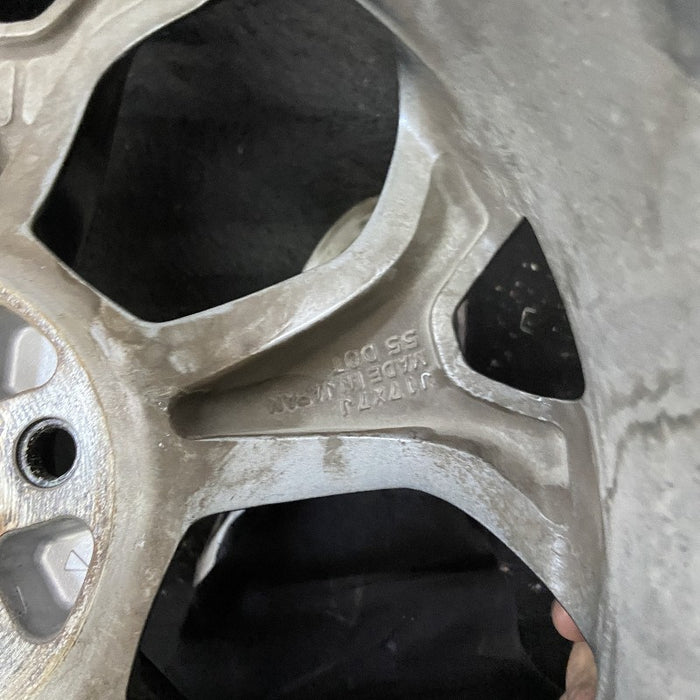 17" XV CROSSTREK 21 17x7 alloy machined face dark gray pockets outer machined - View 9