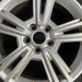 17" MUSTANG 10-14 17x7 aluminum 5 split spoke TPMS sparkle silver Original OEM - Angle View
