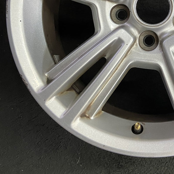 17" MUSTANG 10-14 17x7 aluminum 5 split spoke TPMS sparkle silver Original OEM - Additional View