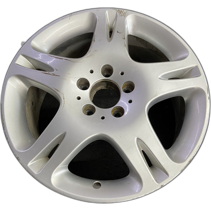 17" MERCEDES CL-CLASS 03-05 215 Type; CL500, 17x7.5 Original OEM Wheel Rim - Front View