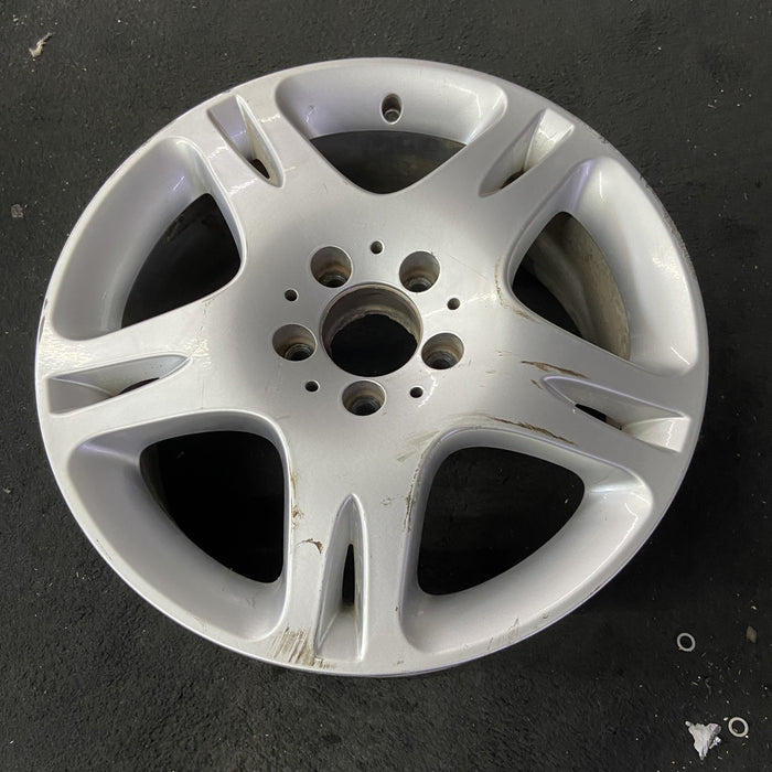 17" MERCEDES CL-CLASS 03-05 215 Type; CL500, 17x7.5 Original OEM Wheel Rim - Side Profile