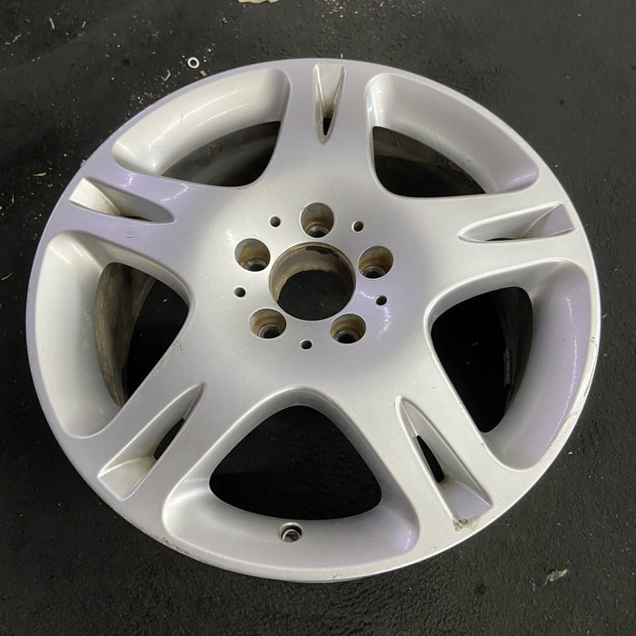 17" MERCEDES CL-CLASS 03-05 215 Type; CL500, 17x7.5 Original OEM Wheel Rim - Side Profile
