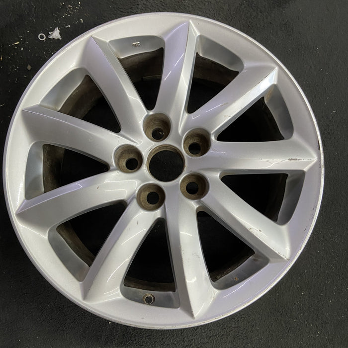 18" LEXUS LS460 07-12 , 18x7.5, 9 spoke Original OEM Wheel Rim - Angle View