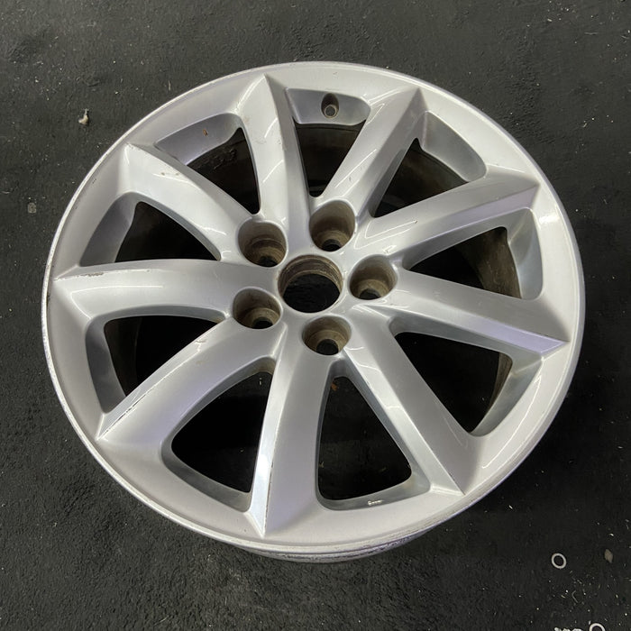 18" LEXUS LS460 07-12 , 18x7.5, 9 spoke Original OEM Wheel Rim - Close-Up Detail