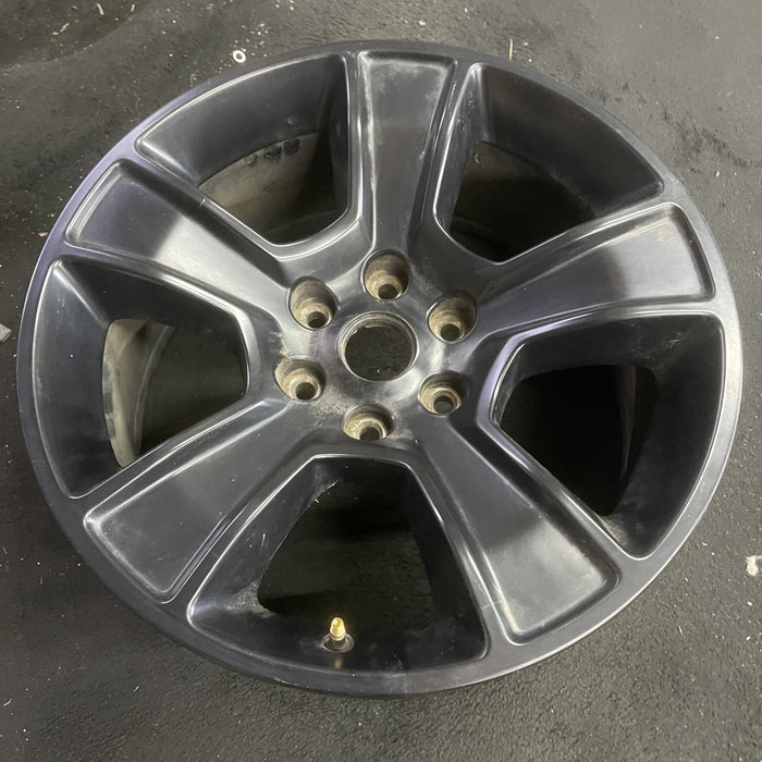 20" DODGE 1500 PICKUP 20-21 , 20x9, , 5 spoke, opt WRP Original OEM Wheel Rim - Side Profile