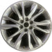 20" ENCLAVE 22-24 aluminum, 20x8, closed spoke, 12 spoke, pearl nickel Original - Front View