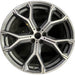 21" BMW X5 19-20 21x10.5, , , narrow spoke end Original OEM Wheel Rim - Front View