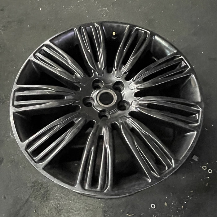 22" RANGE ROVER 19-21 22x9.5 , 9 spoke , black Original OEM Wheel Rim - View 8