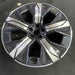 21" IX 22-24 21x9 5 spoke silver spoke dark gray inlay Original OEM Wheel Rim - View 7