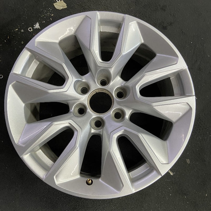 20" SIERRA 1500 PICKUP 19 20x9 10 spoke opt NZP Original OEM Wheel Rim - Front View