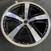21" CAMARO 10-11 21x8.5 , black silver Original OEM Wheel Rim - Side Profile