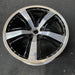 21" CAMARO 10-11 21x8.5 , black silver Original OEM Wheel Rim - Close-Up Detail