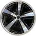 21" CAMARO 10-11 21x9.5 , black silver Original OEM Wheel Rim - Front View