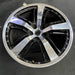 21" CAMARO 10-11 21x9.5 , black silver Original OEM Wheel Rim - Side Profile