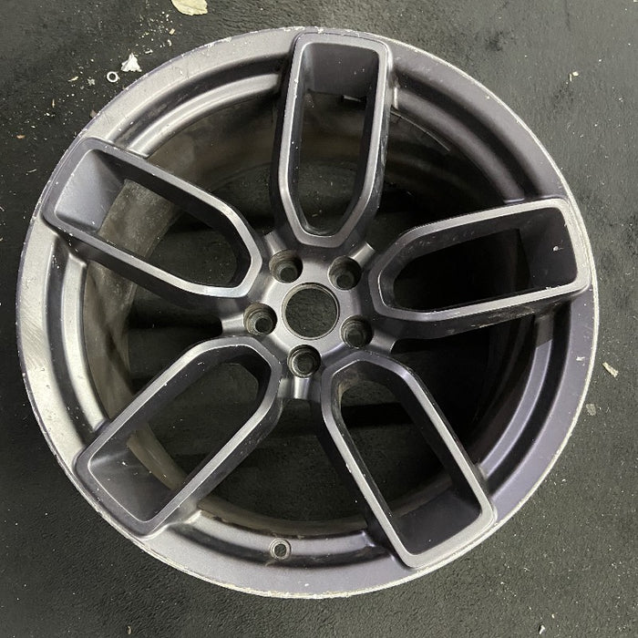 20" CHALLENGER 18-19 20x11 5 spoke open spoke Original OEM Wheel Rim - Front View