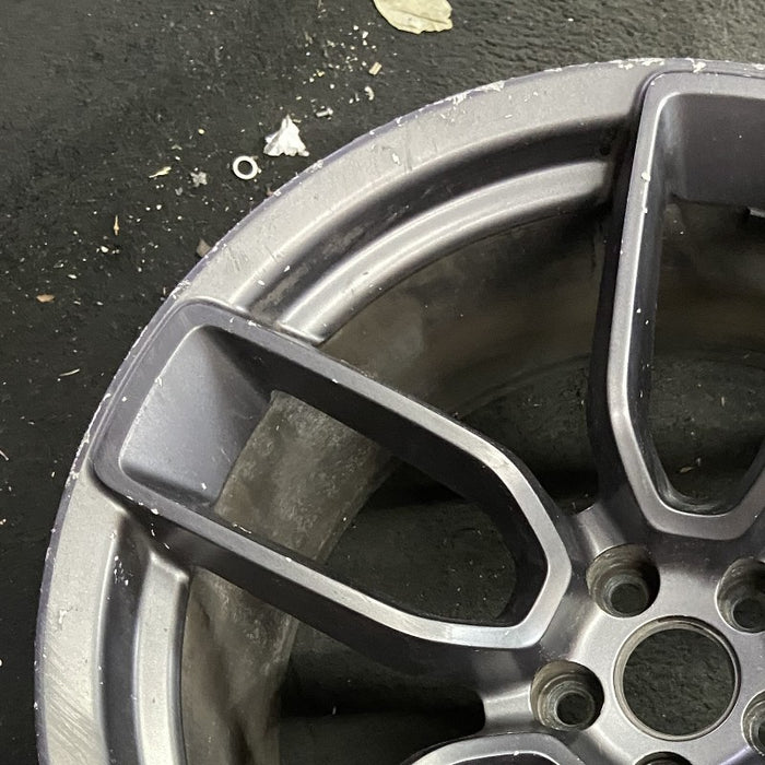 20" CHALLENGER 18-19 20x11 5 spoke open spoke Original OEM Wheel Rim - Side Profile