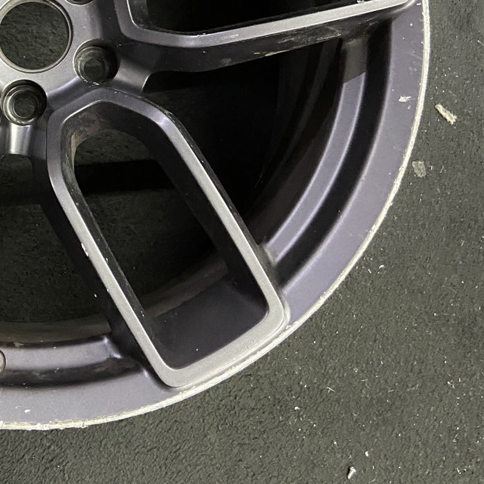 20" CHALLENGER 18-19 20x11 5 spoke open spoke Original OEM Wheel Rim - Back View