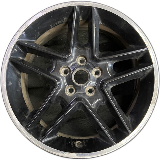 18" COMPASS 08-10 18x7, , black Original OEM Wheel Rim - Front View