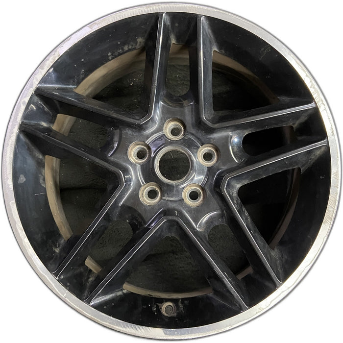 18" COMPASS 08-10 18x7, , black Original OEM Wheel Rim - Front View